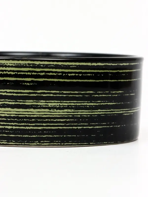 Миска &laquo;Путь&raquo;, 250 мл, 11.5&times;11.5&times;4.5 см, керамика, чёрная