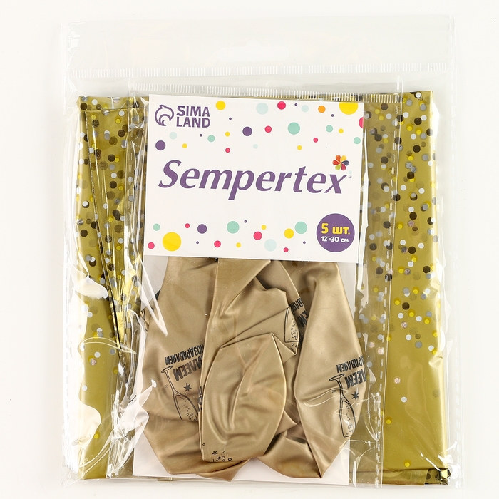 Набор воздушных шаров &laquo;Бутылка шампанского&raquo;, 6 шт.