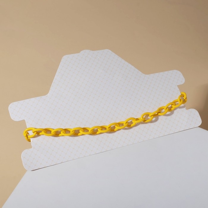 Чокер «Цепь» мультики, цвет жёлтый, L=37 см Чокер «Цепь» мультики, цвет жёлтый, L=37 см