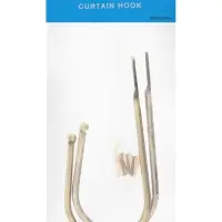 Крючок для штор ТУНДРА KS011, однорожковый, цвет бронза, 2 шт Крючок для штор ТУНДРА KS011, однорожковый, цвет бронза, 2 шт