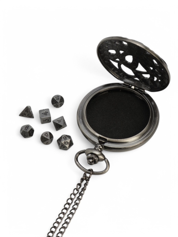 Кубики для D&D (Dungeons and Dragons, ДнД) в кейсе-дайсбоксе, d-4 см
