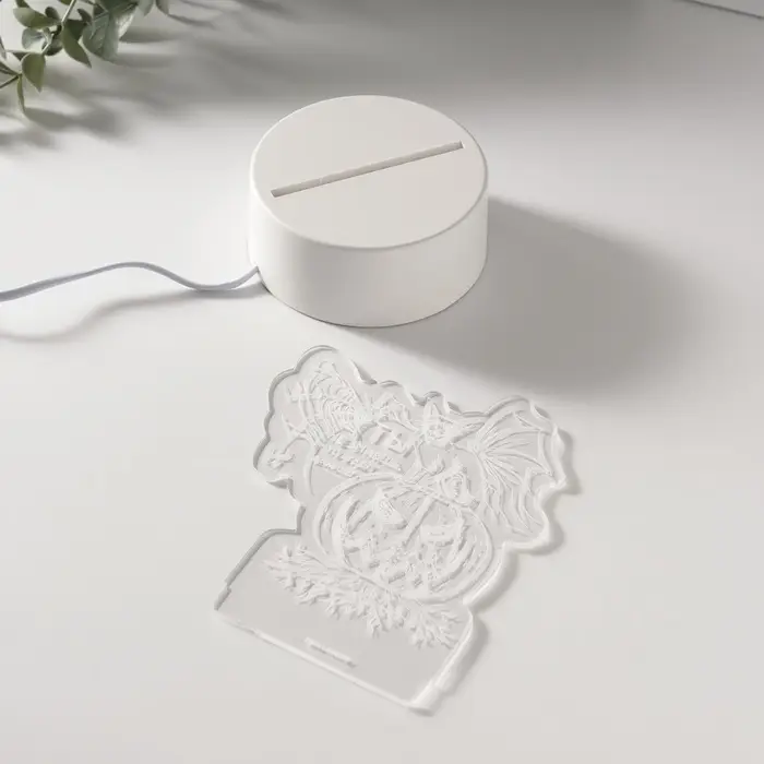 Светильник 3D RISALUX &laquo;Тыква&raquo;, LED-ночник, RGB, от сети