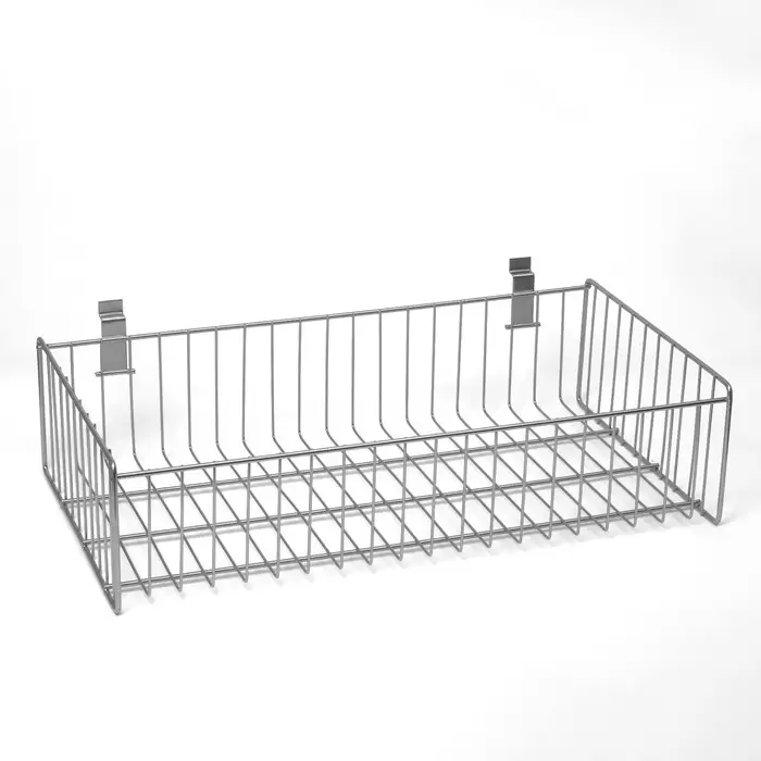 Полка-корзина для экономпанелей, 60&times;30&times;15 см, цвет хром