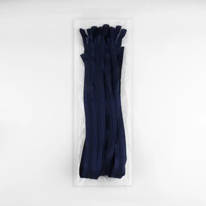 Молния «Спираль», №5, разъёмная, замок автомат, 80 см, тёмно-синяя