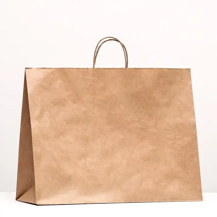 Пакет крафт, без печати, 45×18×35 см 70 г/м² Пакет крафт, без печати, 45×18×35 см 70 г/м²