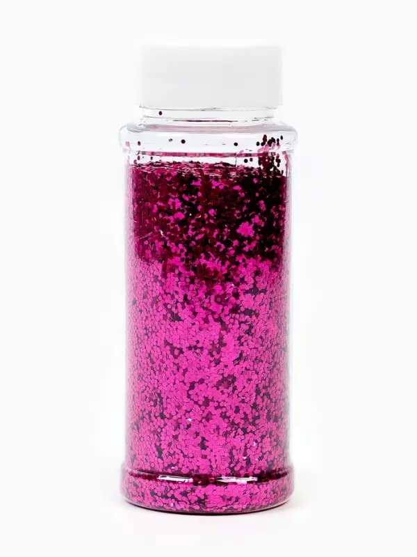 Конфетти &laquo;Шестиугольники&raquo; фуше, металлик, 0.1 см, 90 г