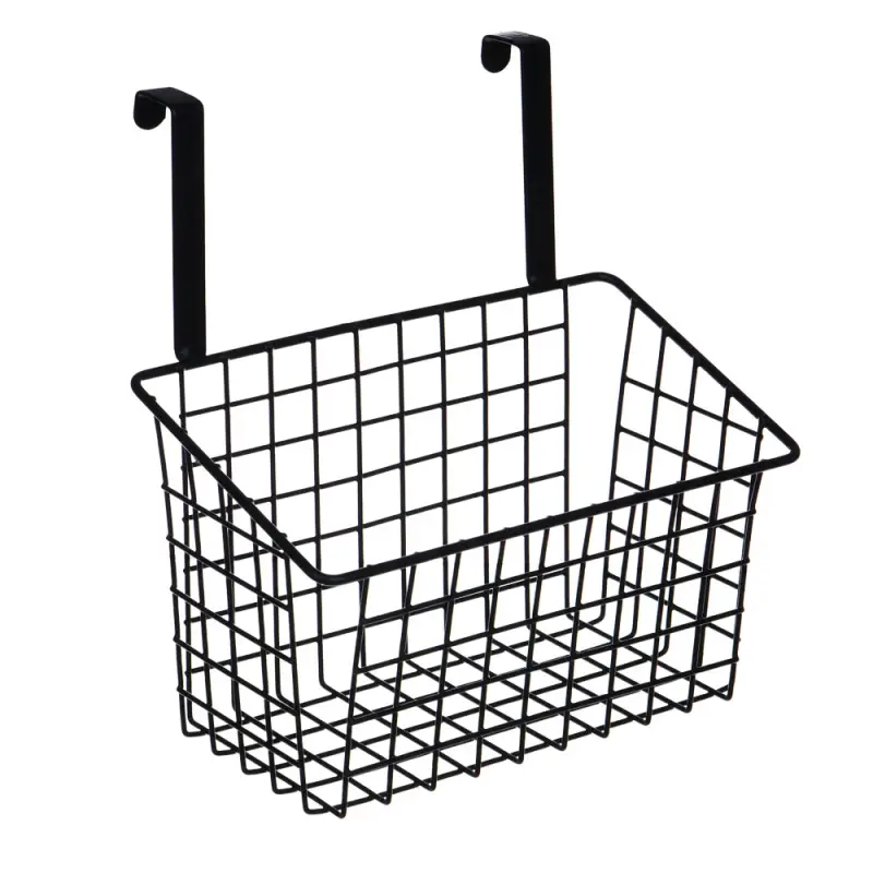 Корзина подвесная для кухонных шкафов тм VETTA, 25,5х14,5х27см, металл, цвет черный