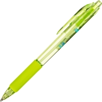 Ручка шариковая автомат. Deli EQ057-BL,син,пулев.нак,0,7мм,рез.грип,4цв.асс