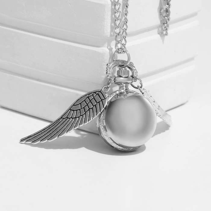 Часы карманные Часы карманные "Снитч", кварцевые, d циферблата-2.7 см, серебро