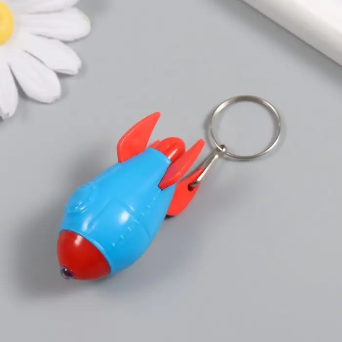 Фонарик свет на кольце Фонарик свет на кольце "Ракета" LR41x3 шт МИКС 2,7х2,7х5 см