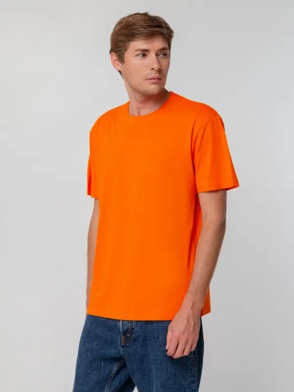 Футболка унисекс T-bolka 140, оранжевая, размер S Футболка унисекс T-bolka 140, оранжевая, размер S