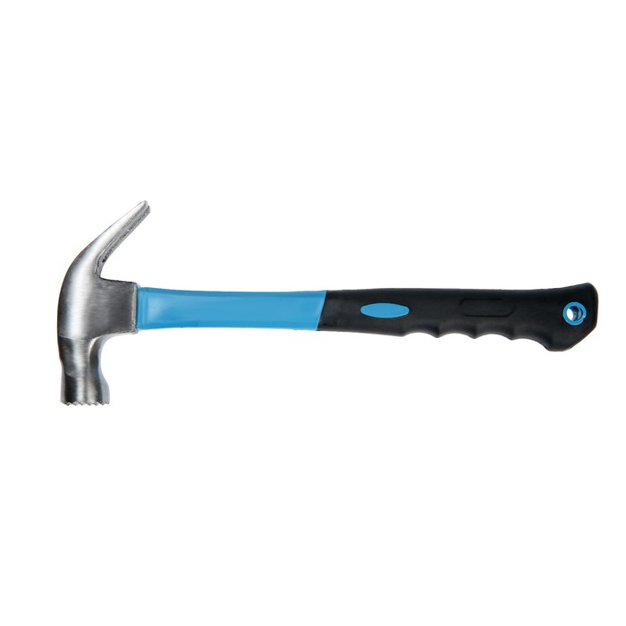 Молоток-гвоздодер ТУНДРА, боек с магнитом, фиберглассовая 2К рукоятка, 250 г Молоток-гвоздодер ТУНДРА, боек с магнитом, фиберглассовая 2К рукоятка, 250 г