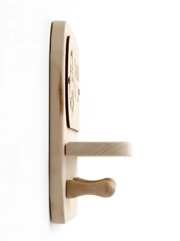 Полка - вешалка "С легким паром" 4 крючка 32х22х8,5 см