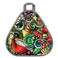 Ледянка мягкая Xmas, треугольная, цвет МИКС