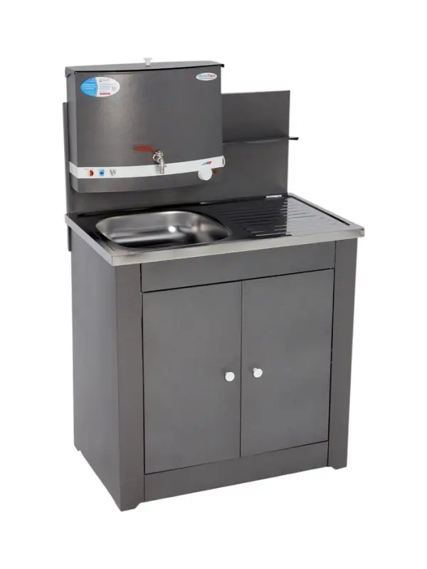 Умывальник "Акватекс" Дуэт, с ЭВН, нержавеющая мойка, 1250 Вт, 17 л, цвет аквамикс