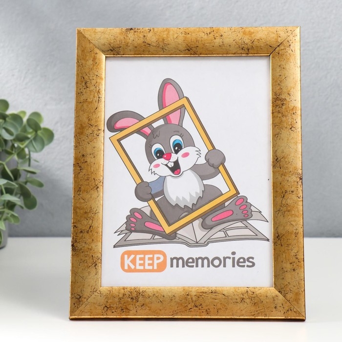 Фоторамка пластик 15х21 см 1066 бронза Фоторамка пластик 15х21 см 1066 бронза