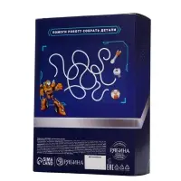 Подарочный набор детский SUPER ROBOT, гель-пена 250 мл и мочалка, Чистое счастье