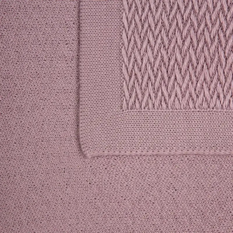 Плед Ornato, розовый (пыльная роза)