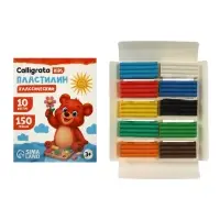 Пластилин Calligrata &laquo;Классический&raquo;, 10 цветов, 150 г