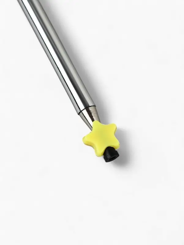 Ручка с пером МИКС, чёрная паста, длина 25 см