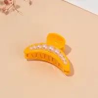 Крабик для волос &laquo;Люкс&raquo;, дуга бусины, 6.5 см, МИКС