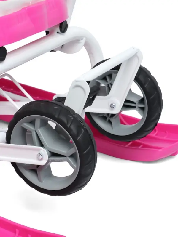 Снегокат «Котики», с родительской ручкой, со спинкой, розовый, ТС6-СЛ/К Snow Cat Снегокат «Котики», с родительской ручкой, со спинкой, розовый, ТС6-СЛ/К Snow Cat