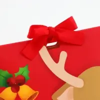 Коробка складная Новогодняя 7×5.5×10 см