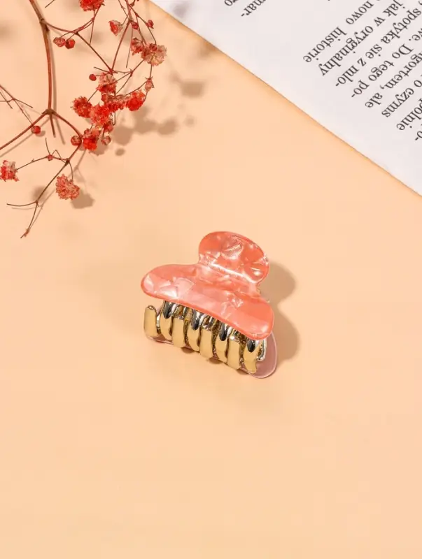 Крабик для волос &laquo;Шёлк&raquo;, переливы, 4&times;2.5 см, МИКС