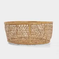 Корзина плетёная &laquo;Клоус&raquo;, 40&times;40&times;16 см, бамбук, светлая