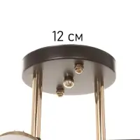 Люстра &laquo;Кира&raquo; 4&times;40 Вт Е27 черный/золото