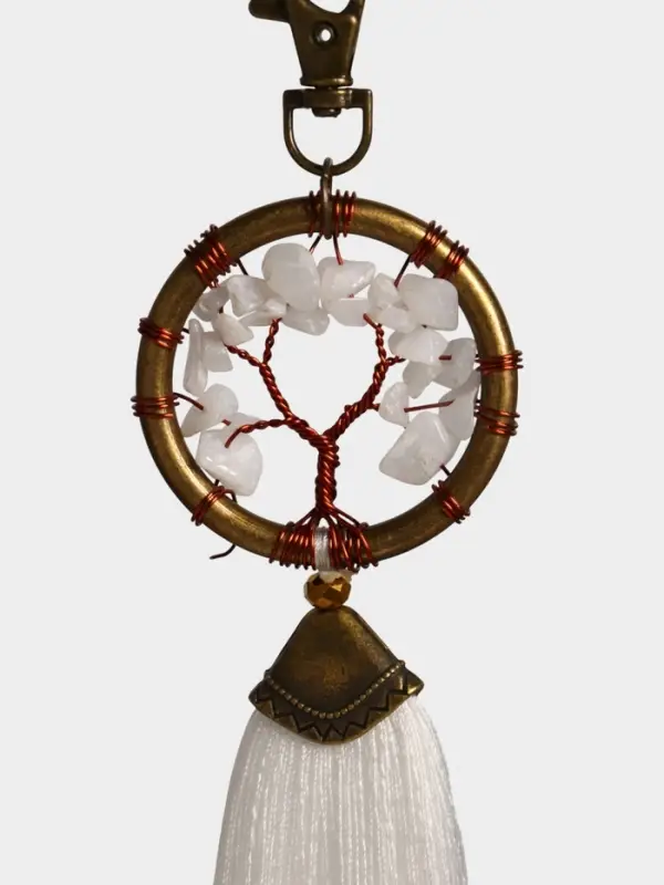 Брелок ловец снов Брелок ловец снов "Великое древо" 19 см, цв. белый