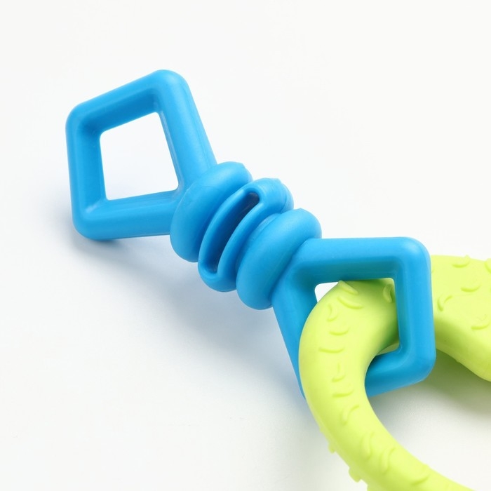 Игрушка жевательная Игрушка жевательная "Всегда вместе!", TPR, 18,5 см, конфета/круг/ключ