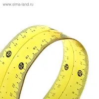 Набор геометрический Calligrata, силиконовый, гибкий, 4 предмета (линейка 30 см, 2 угольника, транспортир), МИКС