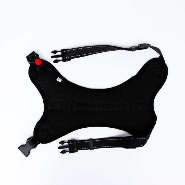 Шлейка К7 мягкая светоотражающая, размер XL, ОГ 74-92 см, вес 28-47,5 кг, голубая хаки Шлейка К7 мягкая светоотражающая, размер XL, ОГ 74-92 см, вес 28-47,5 кг, голубая хаки