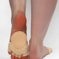 Полустельки с открытыми пальцами, 9.5 см, пара, бежевые