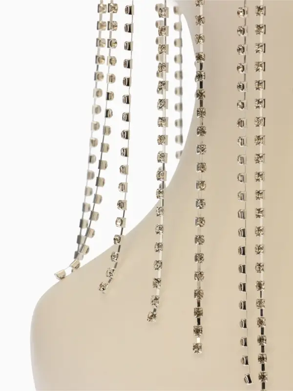 Украшение для волос  Украшение для волос "Дорожка страз", цвет белый в серебре