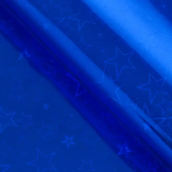Бумага голографическая «Звездопад», синяя, 70×100 см Бумага голографическая «Звездопад», синяя, 70×100 см