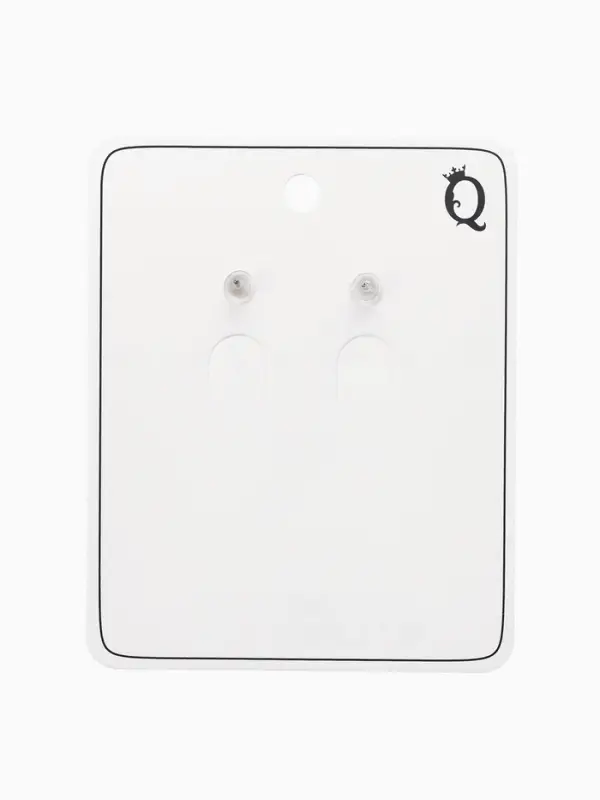 Серьги Серьги "Цветок розы", цвет белый в серебре