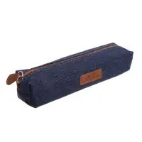 Пенал школьный на молнии Calligrata &laquo;Джинс&raquo;, 1 отделение, текстиль, МИКС