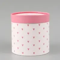 Набор шляпных коробок 2 в 1 &laquo;Сердце&raquo;, 12&times;12 см, 15&times;15 см