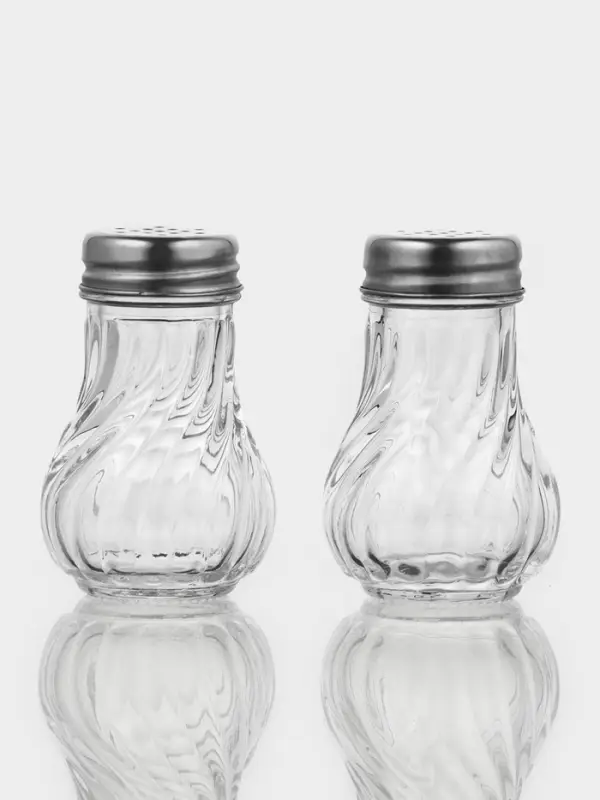 Набор для специй 2 предмета Набор для специй 2 предмета "Изгиб граней" 40 мл