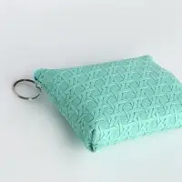 Кошелёк-монетница на молнии, 12&times;2.5&times;8.5 см, мятный