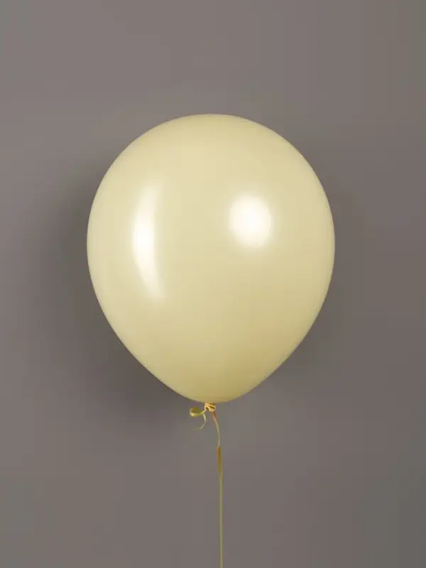 Воздушные шары латексные 12" &laquo;Жёлтый&raquo;, макарунс, 50 шт.