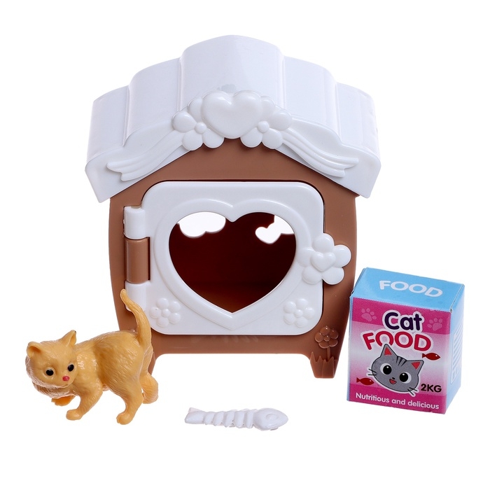 Игровой набор «Котя дома» с аксессуарами, МИКС Игровой набор «Котя дома» с аксессуарами, МИКС