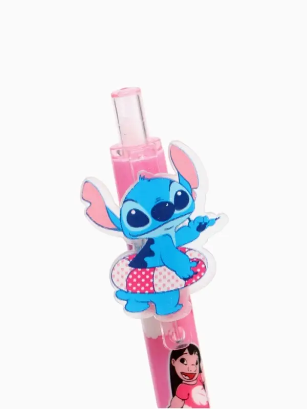 Ручка автоматическая Ручка автоматическая "Стич", МИКС ,синяя паста 0.5 мм