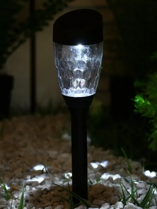 Садовый светильник &laquo;Трапеция скошенная&raquo;, уличный, на солнечной батарее, 1 LED, свечение белое