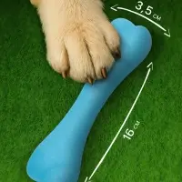 Жевательная игрушка для собак &laquo;Немалая кость&raquo;, 16 см, TPR, синяя