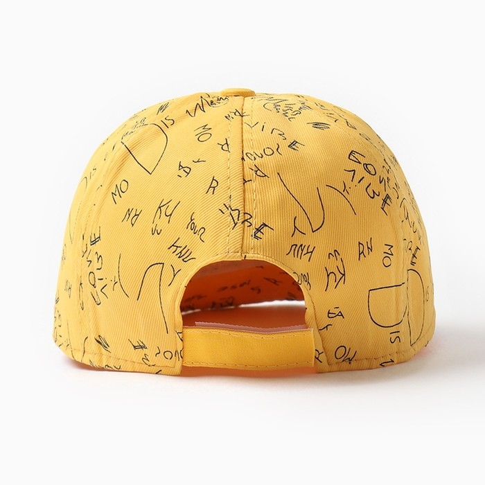 Кепка детская MINAKU Кепка детская MINAKU "Love" желтый, р-р 48