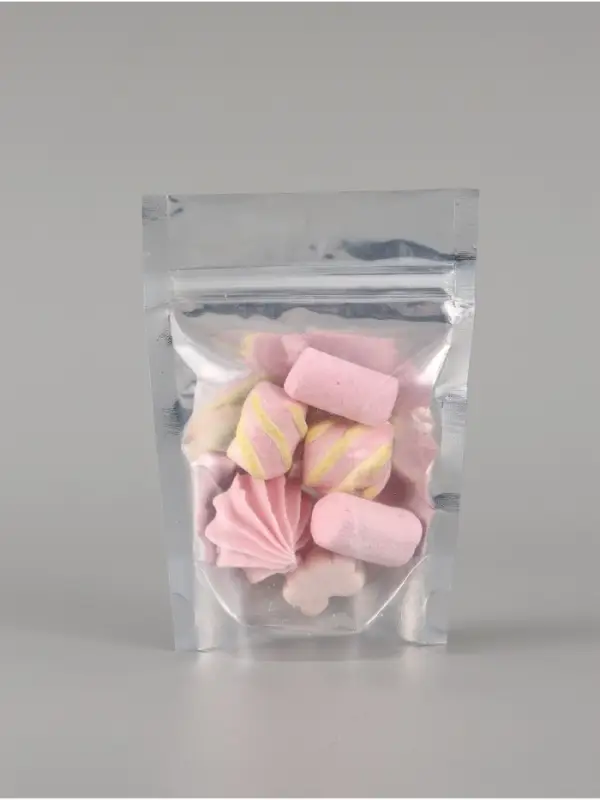 Дой Пак металлизированный с прозрачной стенкой 105х150