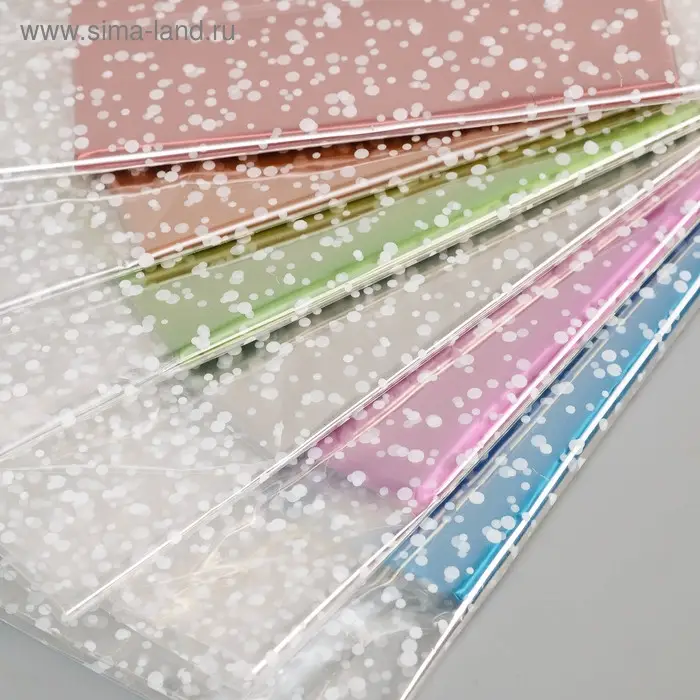 Пакет Пакет "Подарочный", с жестким дном, МИКС, 7 х 11 х 50 см